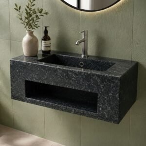 Modern Black Vanity